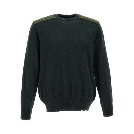 Paul & Shark Round-neck Strik Grøn, Herre Strik