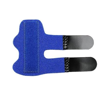 Fingerskinne, Snap Fingerskinne For Brudd I Fingrene, Fingerbeskyttelse For Artritt Smerter, Sportskader Finger (2stk, blå)