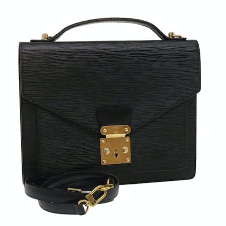 Louis Vuitton Vintage, Pre-owned Monceau Bag Zwart, Dames, Maat:ONE Size