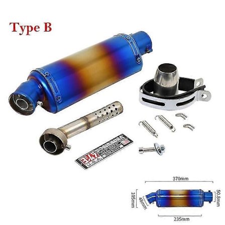 38-51MM Universal Yoshimura Motorcykel Udstødning Lyddæmper DB Killer Moto Rør Motorcykel 100cc-1000cc ATV GP Scooter