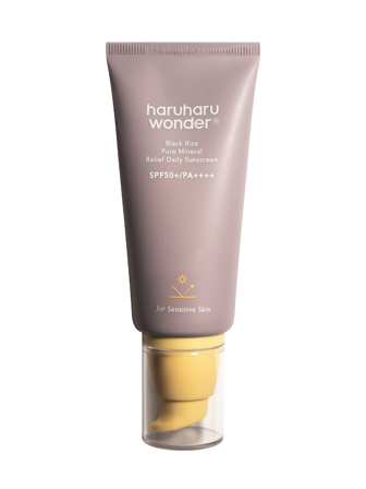 haruharu wonder Black Rice Pure Mineral Relief Daily Sunscreen SPF50+ PA++++, 50 ml