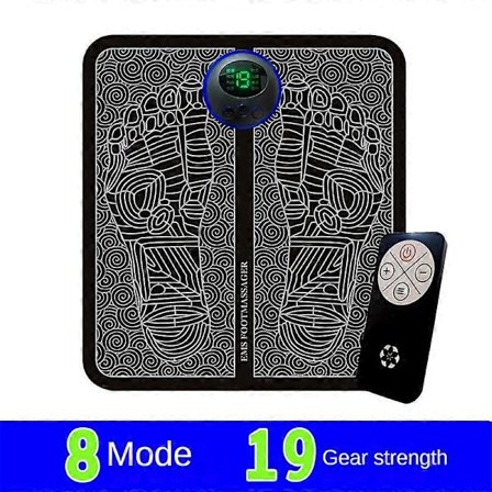 Elektrisk fodmassage-måtte til cirkulation med USB-opladning