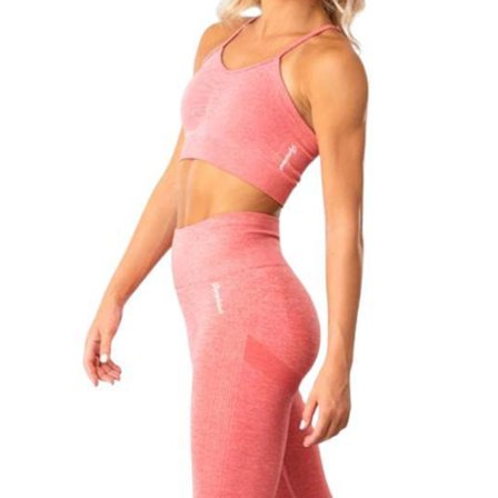 Seamless Sport BH Topp Rosa Gymshout