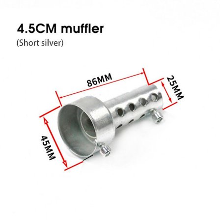 Moottoripyörän äänenvaimennin 35mm 42mm 45mm 48mm 60mm Db Killer pakoputken äänenvaimennin moottoripyörä