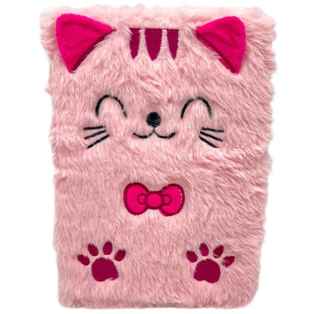 Muistilehtiö Pörröinen Pinkki Kissa