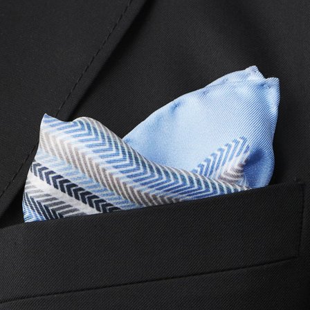 Fazzoletto da taschino Bernard Brux in seta per uomini - Fazzoletti da taschino fantasia