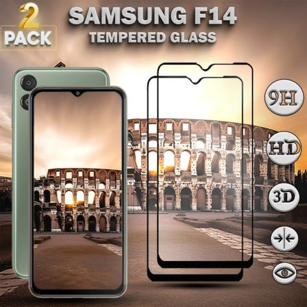 2-Pack Samsung F14 Skärmskydd - Härdat Glas 9H - Super kvalitet 3D