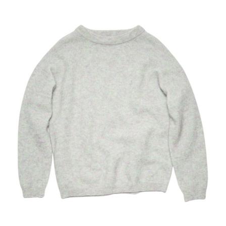 Acne Studios Round-neck Strik Grå, Dame Striktrøjer
