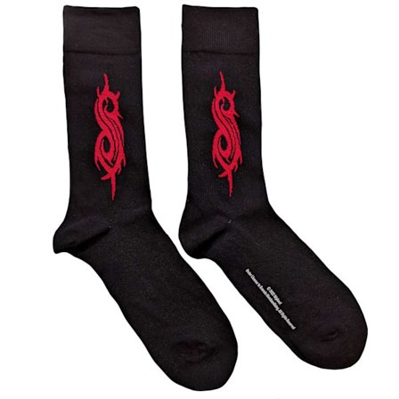 Slipknot Unisex Adult Tribal Sigil Socks 7 UK-11 UK Svart/Röd