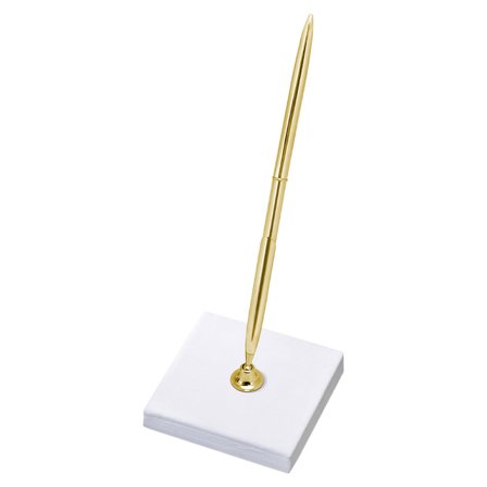 Pen med Holder Guld