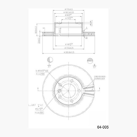 Bromsskiva - Biltema