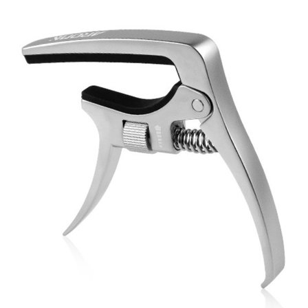#Profesjonell Capo for Akustiske og Elektriske Gitarer - Justerbar Spenning#