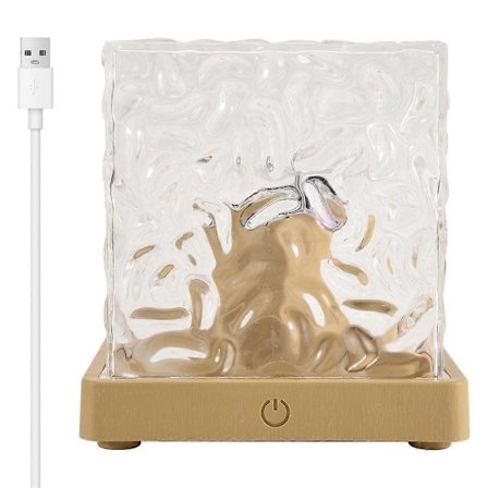 Nordlys Lampe, Bølge-Kube Lampe, Projektor, 16 Farge Vannbølge Effekt Lys for Soverom