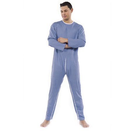 Pavis Pigiama Sanitario Per Degenti Uomo Colore Azzurro Taglia M