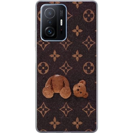 Yhteensopiva Puhelinkuori Xiaomi Xiaomi 11T Graafinen monogrammikuvio, jossa taiteellisesti muotoiltu nalle