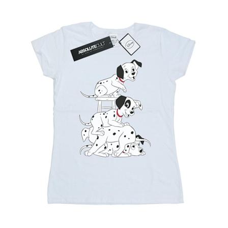Disney Dam/Dam 101 Dalmatiner Stol Bomull T-shirt XL Vit White XL