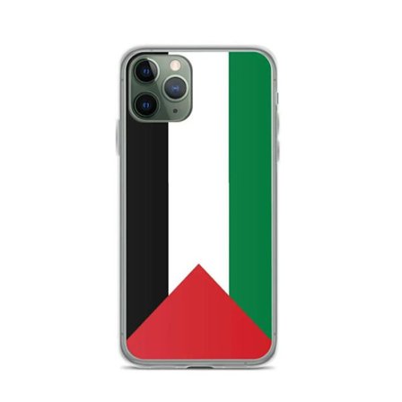 Coque iPhone - Palæstina Flag - iPhone 11 Pro - Blød - Multifarvet - Lodret