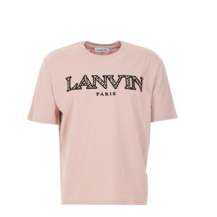 Lanvin, T-Shirts Roze, Heren, Maat:M