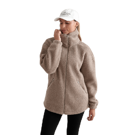 aim'n Pile Jacket Friluftsjackor Dam Beige L