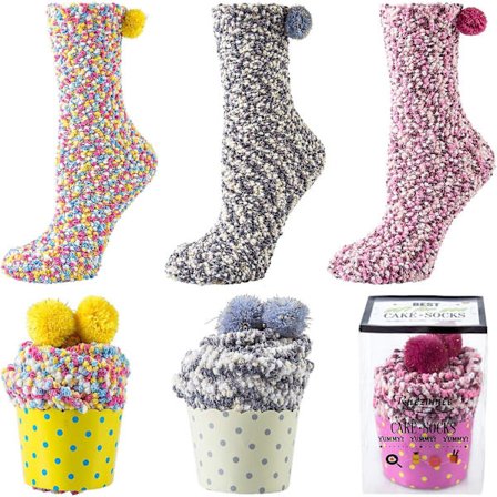 Mjuka och varma sängstrumpor för kvinnor (alla hjärtans dag, jul, födelsedag)