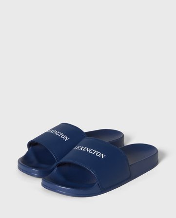 Lexington Logo badetøfler, navy