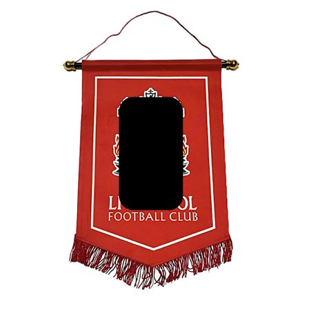 Gos- Fotballklubb dobbeltsidig kompositt pentagonal flagg Liverpool 1