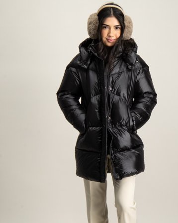 Woolrich ALIQUIPPA JACKET Musta Takit Tytöt - Kids Brand Store