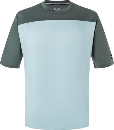 Super.natural Men's Contrast Tee Men Short sleeved fitness sweater Green S