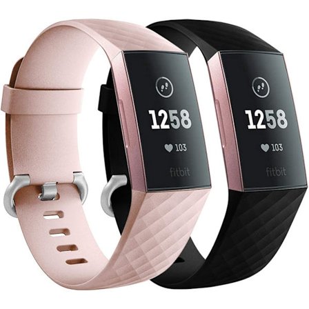 2 Pakkausta Vaihtorannekkeita Yhteensopiva Fitbit Charge 3/Fitbit C Kanssa