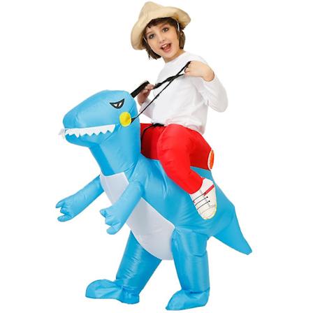 Barn T-rex Dinosaur Oppustelig Dragt Børn Anime Purim Halloween Julefest Cosplay Kostumer Kjole Kostume Til Drenge Piger Børnestørrelse 6 kids size6 