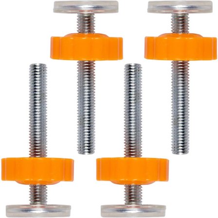 Reservedeler for trappegrind - 4-pakning M10 trykkspenningsgrind gjenget aksel gjennomgang dørpassende bolter PL