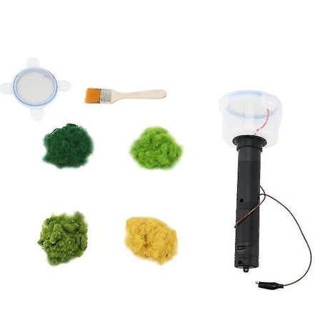 Miniature Scenery Static Flocking Machine Electrostatic Grass Flock Ap