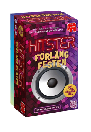 HITSTER Förläng Festen SE Spel Unisex Flerfärgad 8x12x21