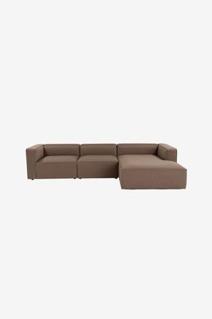 Homitis - Hjørnesofa Noah Right - Brun - Sofaer med chaiselong - Fra Homeroom