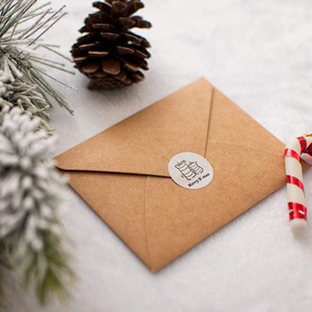 *6 Kort och Kuvert God Jul Gratulationskort i Bulk Box Ho*