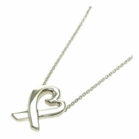 Tiffany & Co. Pre-owned, Necklaces Grijs, Dames, Maat:ONE Size