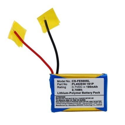 Batteri til forsterker for Fiio E5, E3, E6