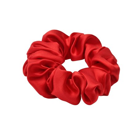 Lenoites Mulberry Silk Scrunchie Red, Hår, Hårpynt, Scrunchies
