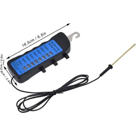 Elektrisk Gjerdetester for Gårdbruk 12KV 8 Neonindikatorlamper Gjerdespenning