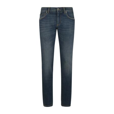 Dolce & Gabbana Slim-fit Jeans , Blauw , Heren , Maat: L