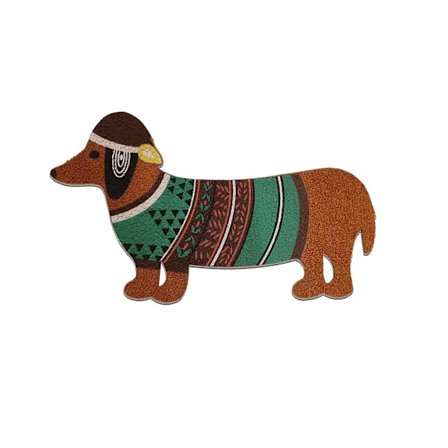 Juldörrmatta med rolig bondgårdstema - Välkommen till säsongen - Vinterjuldekorativ dörrmatta för inomhus och utomhus 12x20 tum