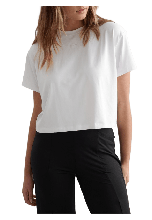 aim'n Essence Relaxed T-shirt Tröjor & jackor Dam Vit M