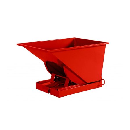 Tippcontainer, 300 liter, rød