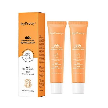 1-3x Hårfjerningscreme til ansigtet, Hårfjerning af overlæbe, Ekstra skånsom smertefri hurtigtvirkende depilatorisk creme til ansigt og overlæbehår