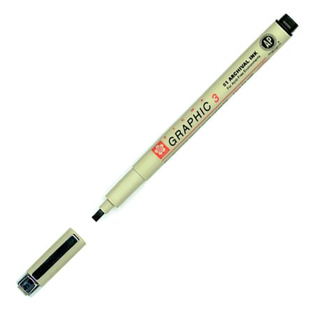 Pigma Graphic 3 mm Black