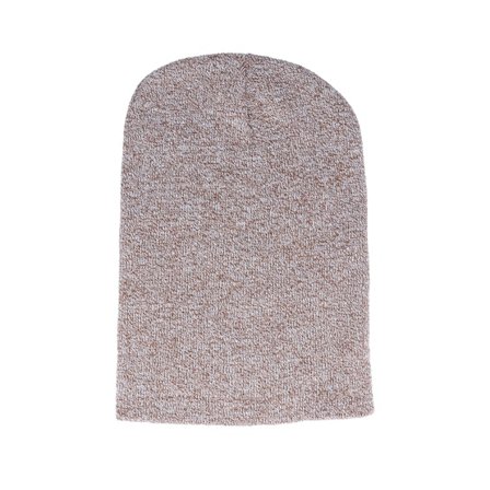 Beechfield - Ruskea longbeanie Beanie - Heather Oatmeal Long Blank Beanie @ Hatstore