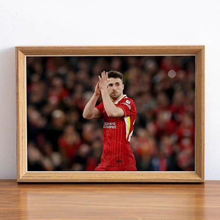 RIP Diogo Jota Liverpool du kommer aldrig att gå ensam fans minns skrivbordsfotoram stativ 7 tum