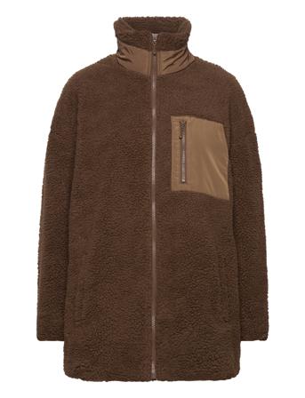 Onltracy Sherpa Jacket Cc Otw Fôret Jakke Brun ONLY*Betinget Tilbud