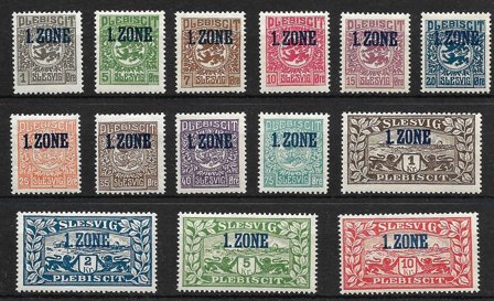 Slesvig 1920 - AFA 1 - 14 - Postfrisk