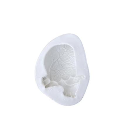 Sydän ja aivot, kauhupalmu, kengänpohja, suklaakakku fondantin koristemuotti_y A